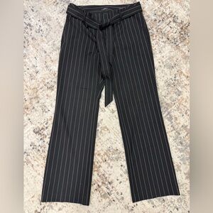 ⚠️Closet Clean Out LOFT Black Striped Trousers